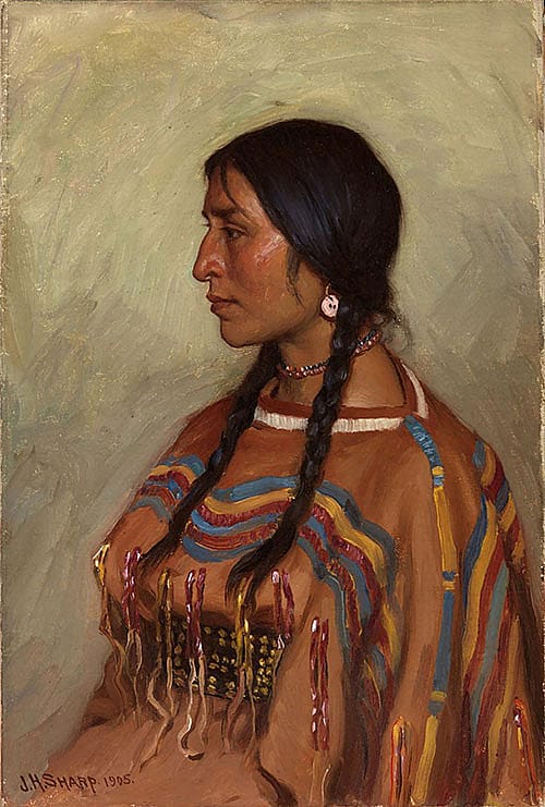 Blackfoot Indian Girl